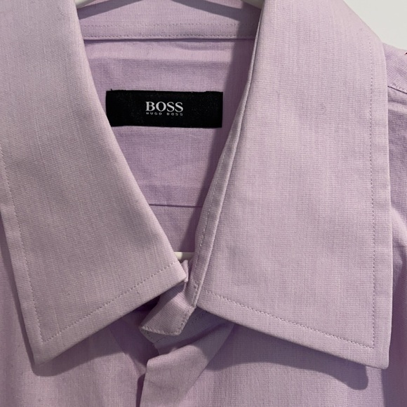 Men dress shirt light purple. Size 16 neck sleeve 34/35 - Picture 2 of 6